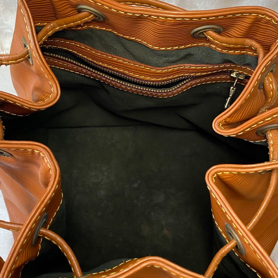 LOUIS VUITTON ルイヴィトン プチノエ エピ ブラウン 巾着バッグ