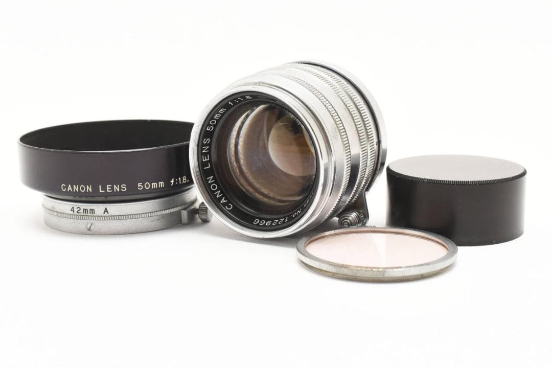 ★良品★CANON 50mm F1.8 初期 LEICA L39＃1117 キヤノン Canon 50mm F1.8 初期 L39 LEICA #1113 キヤノン Canon 50mm