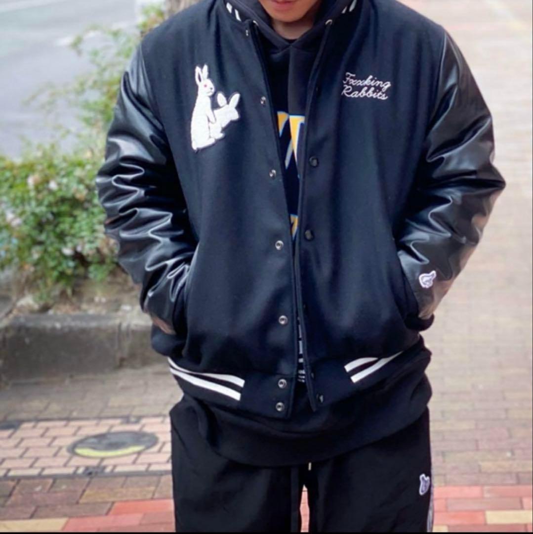 入手困難】FR2 FXXKING RABBITS スタジャン Mサイズ - メルカリ