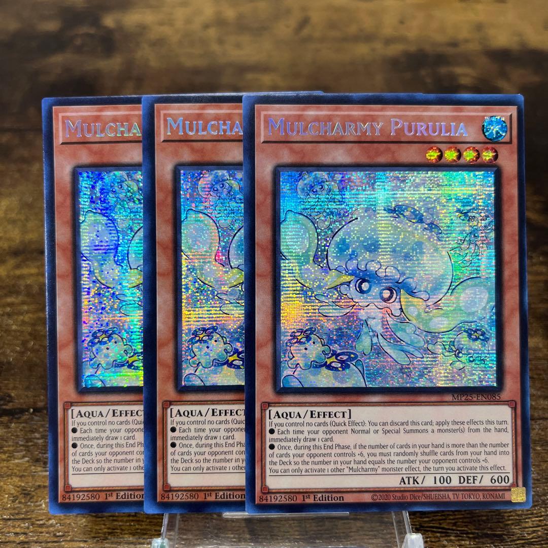 遊戯王【英語版】マルチャミー・プルリア MP25 シク 3枚セット