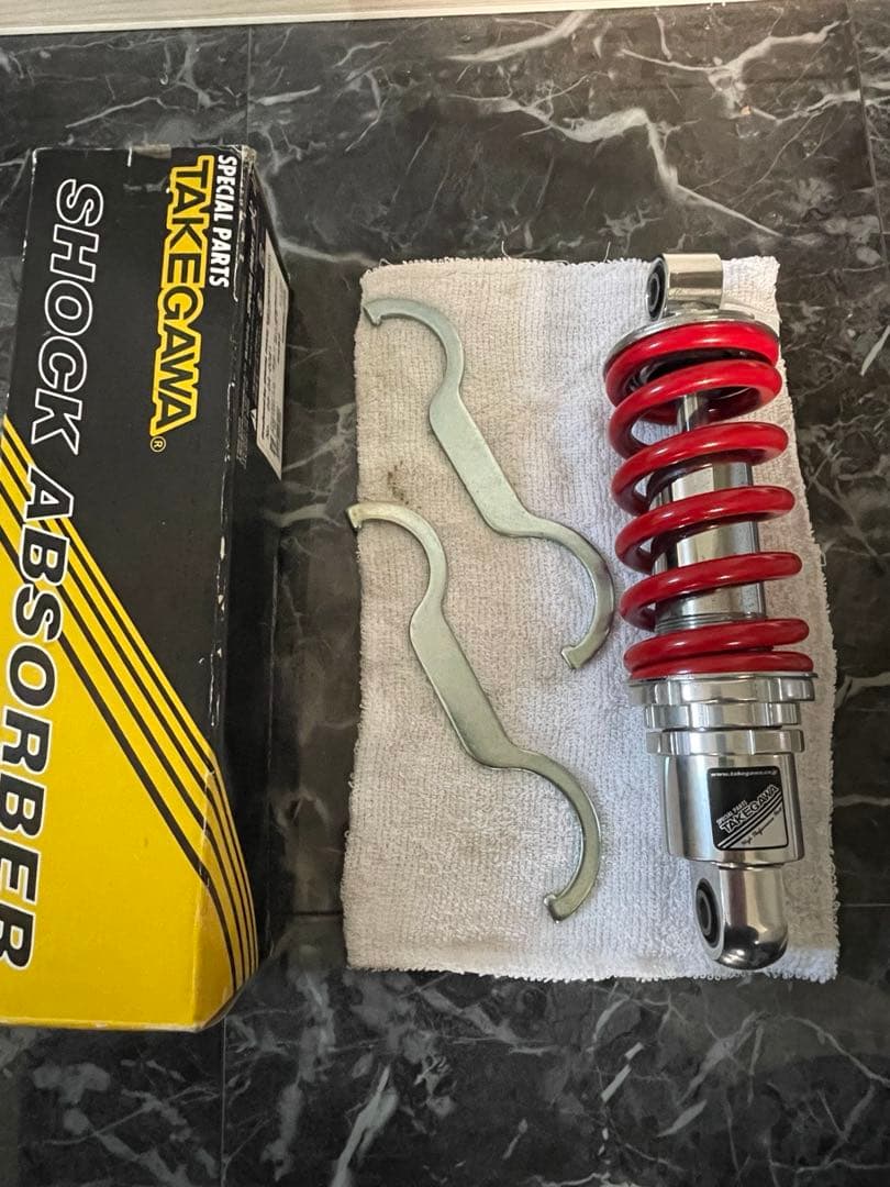 グロム　武川　車高調整リアショック　サスペンション 武川 GROM リアショック（車高調整機能付き） /06-04-0090 : porストア