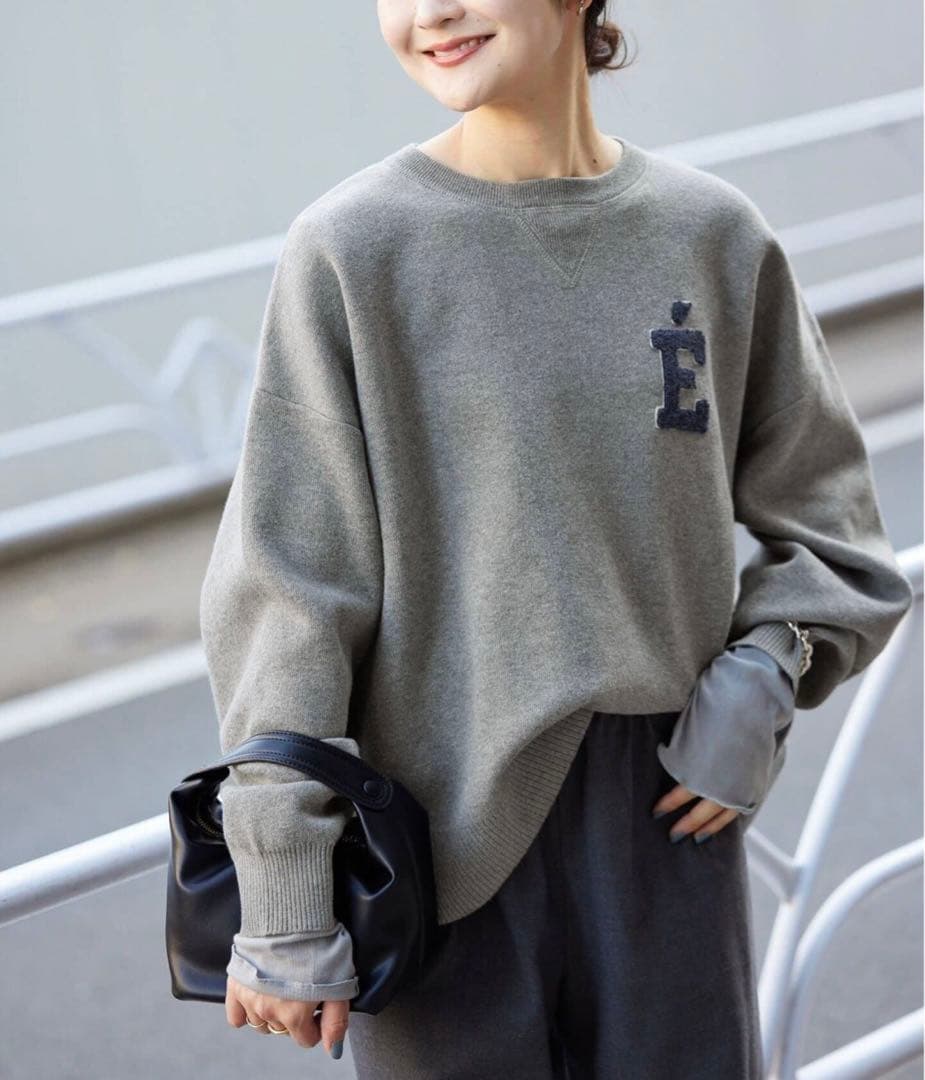 スローブイエナ サガラ刺繍スウェットライクニット - メルカリ