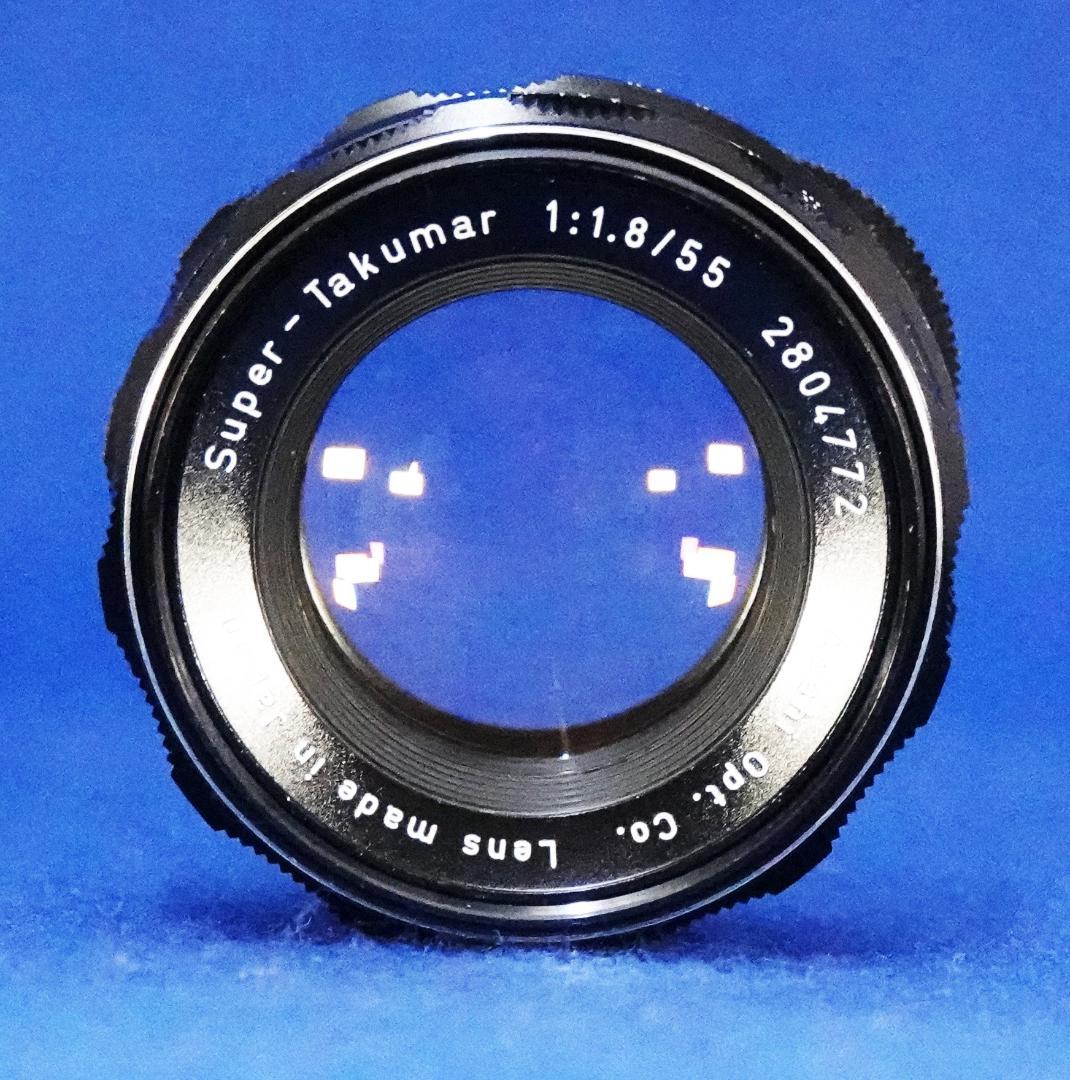 2804772　極上美品＆フレア後期型Super-Takumar　F1.8/55