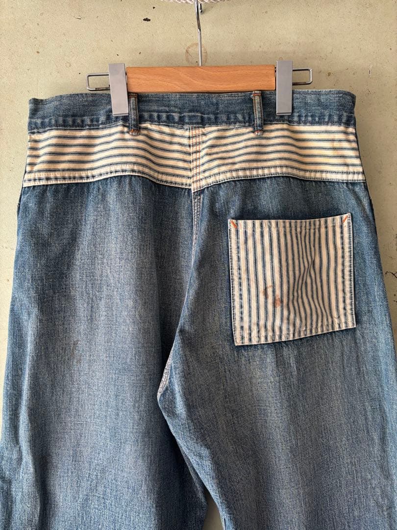 BOWWOW LAPD PRISONER DENIM PANTS AGED L - メルカリ