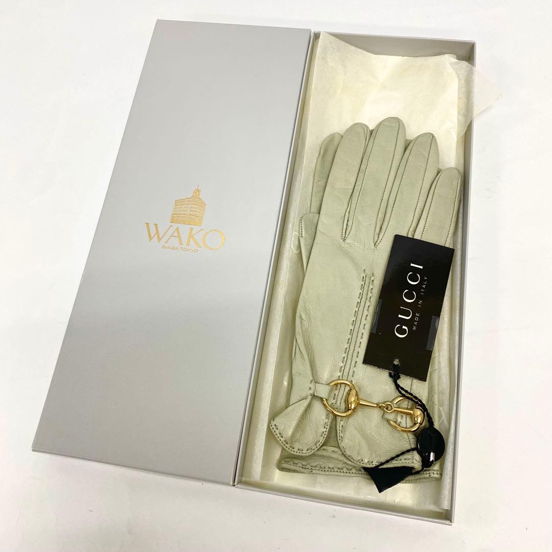 S2 未使用タグ付き グッチ GUCCI ナッパレザー グローブ 手袋 7 S2 未使用タグ付き グッチ GUCCI ナッパレザー グローブ 手袋 7 - メルカリ