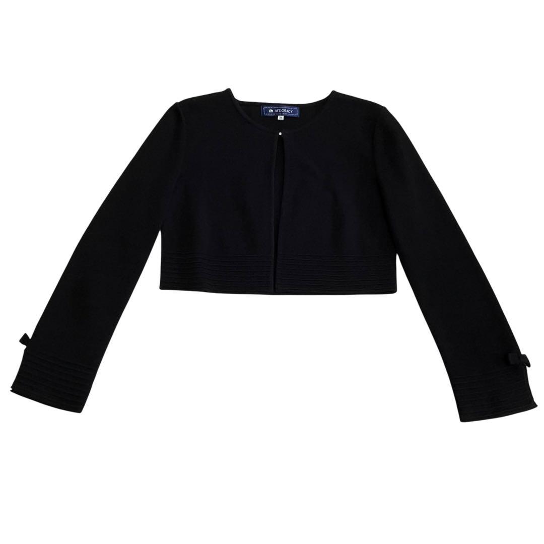 M'S GRACY ボレロ ブラック 38 カーディガン リボン - メルカリ