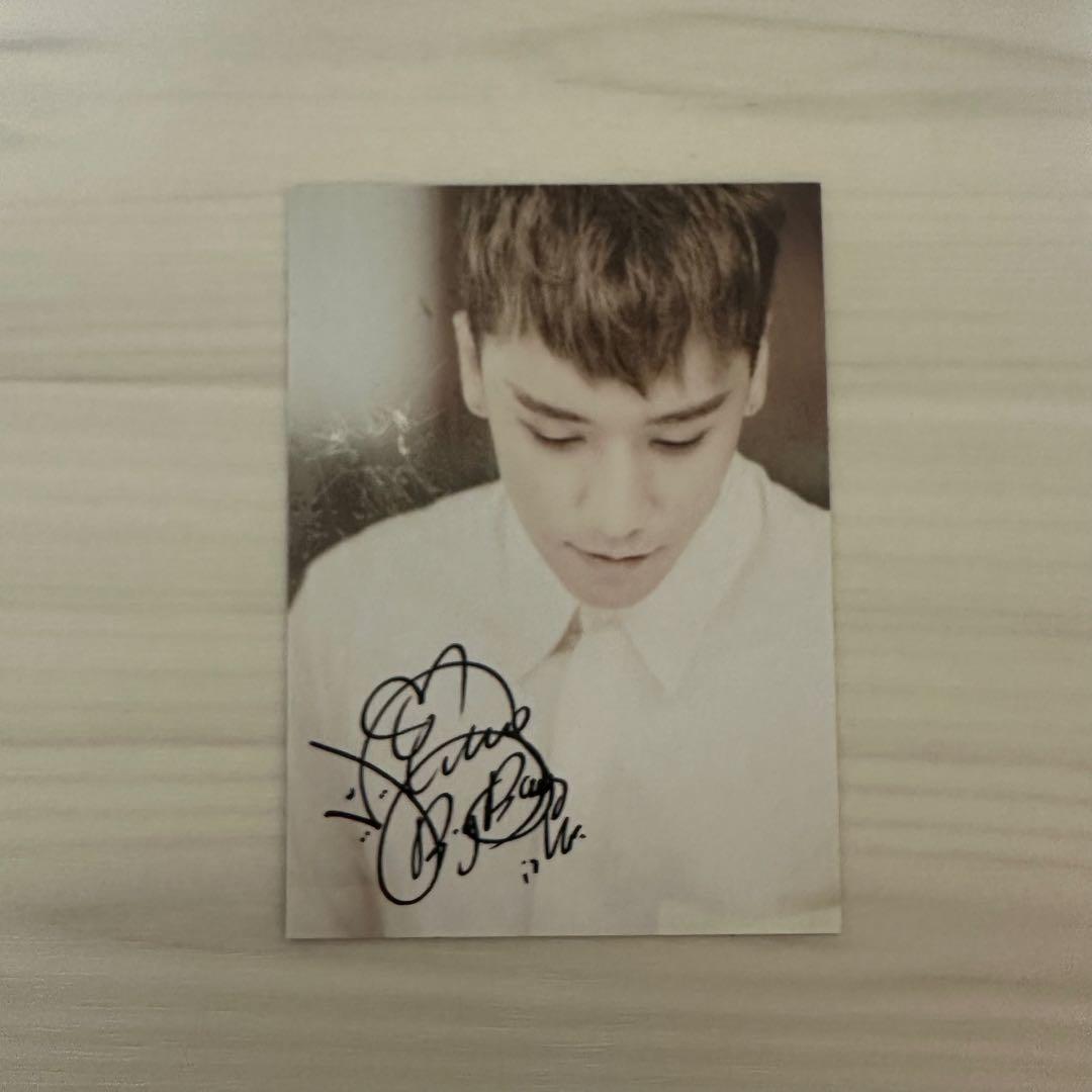 BIGBANG V.l スンリ サイン入りトレカ - メルカリ