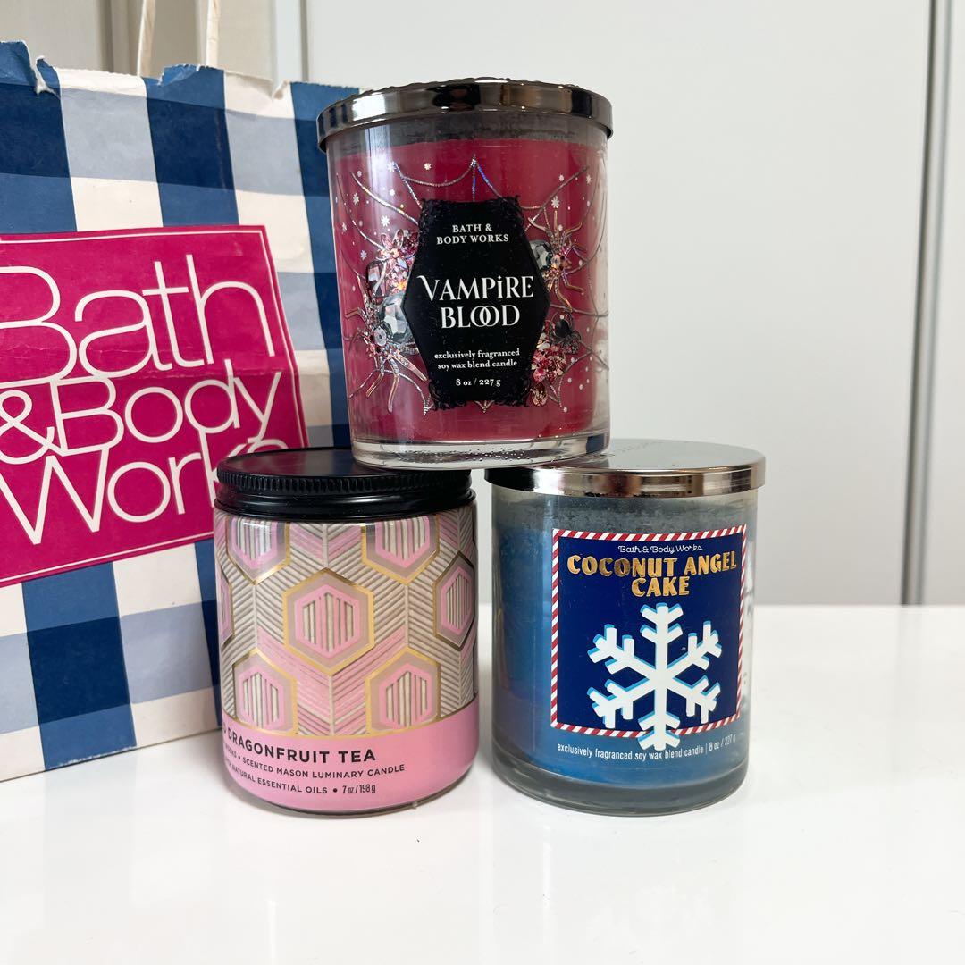 【新品】バスアンドボディワークス 1芯キャンドル 3点 並行輸入品】【送料無料】バス＆ボディワークス 3芯キャンドル