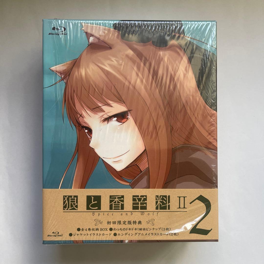 【ディスク未開封】狼と香辛料Ⅱ Blu-ray 初回限定 全4巻セット BOX付