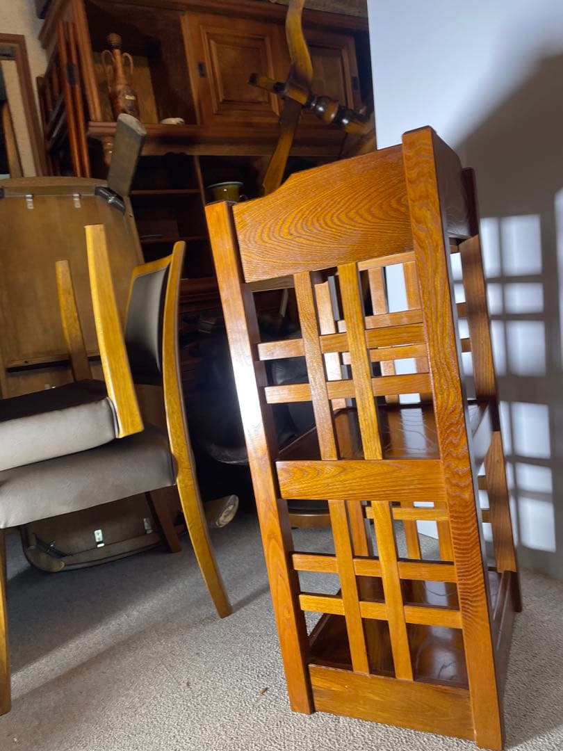 光製作所 HIKARI 電話台 サイドテーブル 木製 昭和レトロ