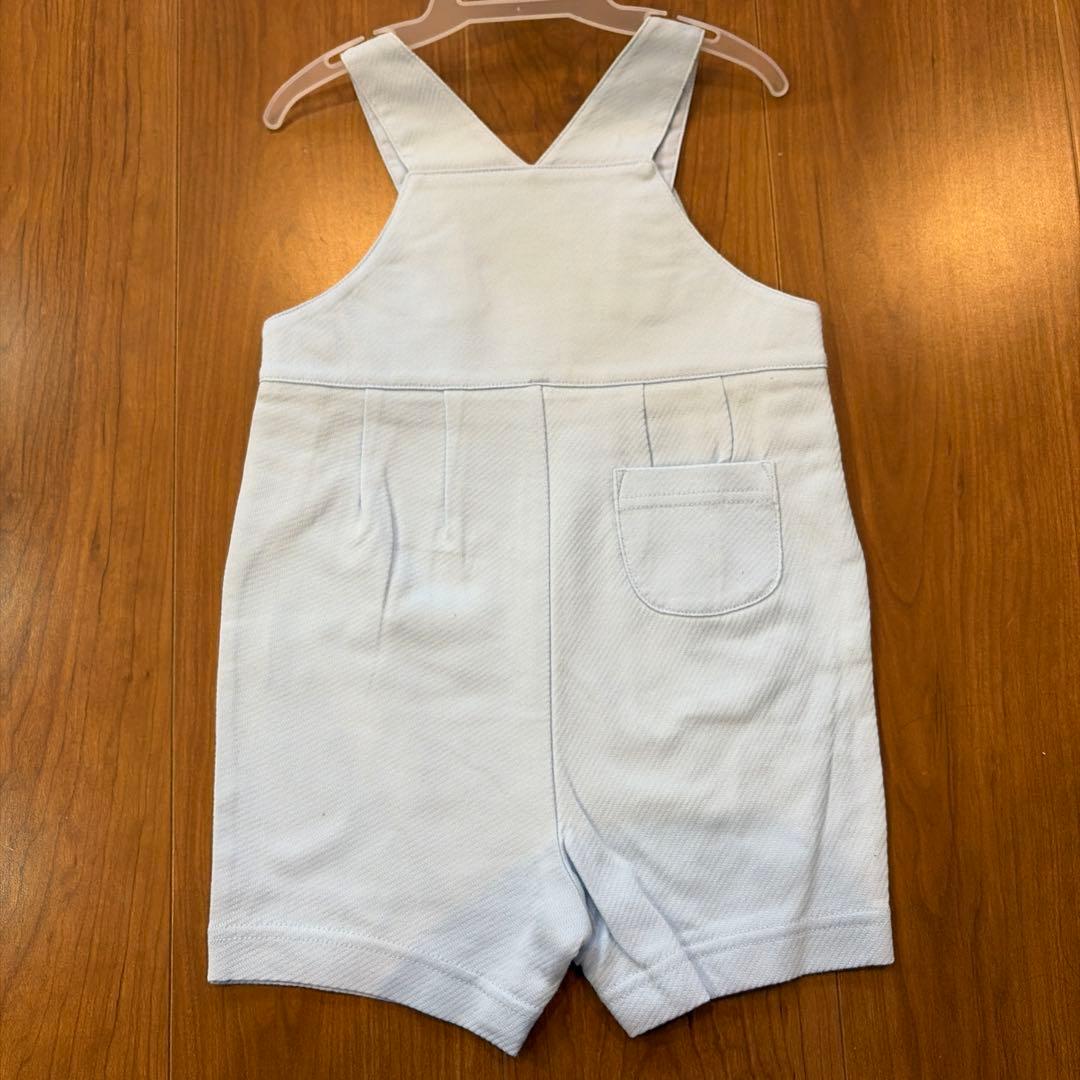 familiar 水色ロンパース 70