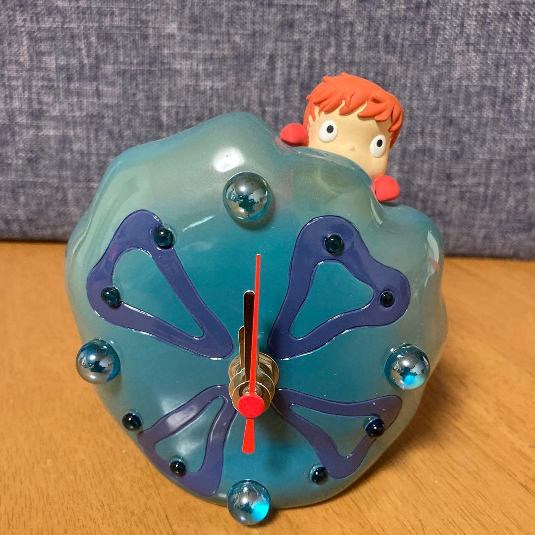 崖の上のポニョ くらげ置時計【未使用品】 - メルカリ