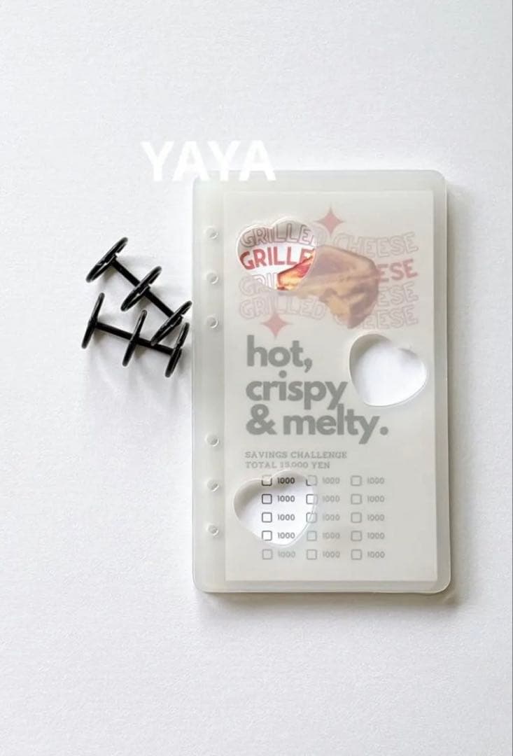 レジン バインダー A6 saving challenge セービング 貯金 - メルカリ