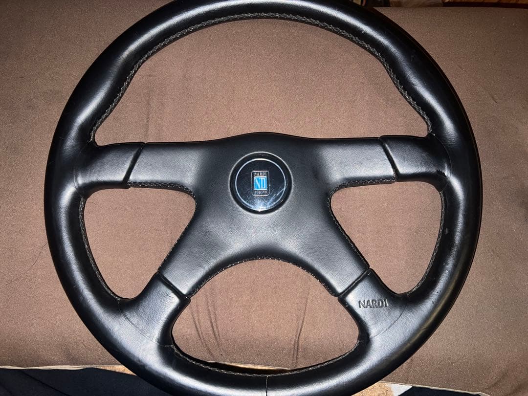 パーツ NARDI GARA4 NARDI Gara 4 Type 5 Steering Wheel 365mm Restored Black JDM Toyota