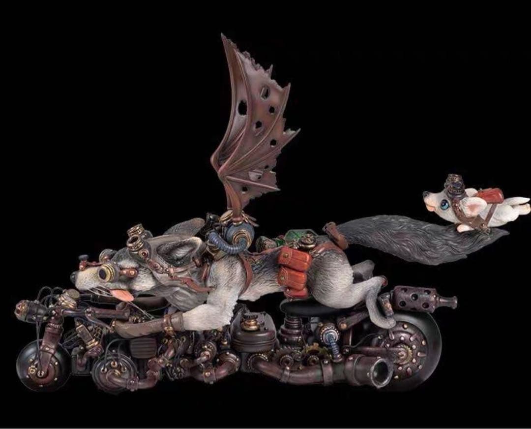 デザイナーズトイ 鎌田光司 狼の機関車 限定版 トレトイフィギュア デザイナーズトイ 鎌田光司 狼の機関車 限定版 トレトイフィギュア