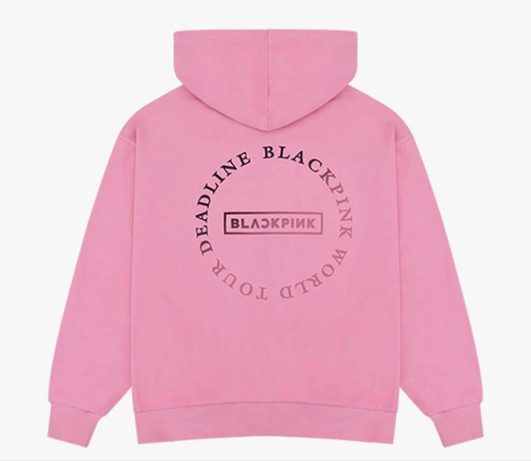 BLACKPINK DEADLINE HOODIE パーカー Mサイズ ピンク - メルカリ