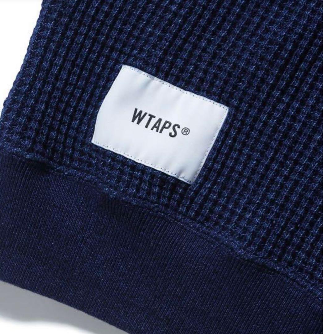 wtaps 221ATDT-CSM36ワッフルスウェットインディゴ - メルカリ