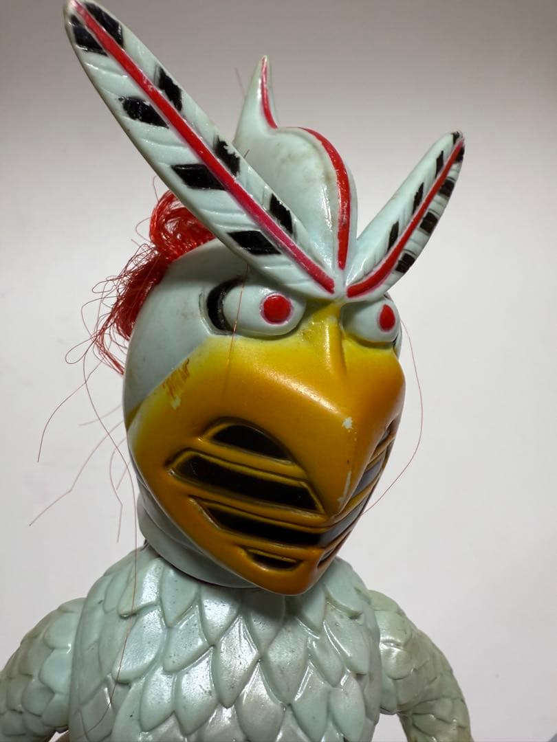 当時物 レトロ 変身忍者嵐 旧バンダイ 当時物ソフビ 面取れ ソフビ
