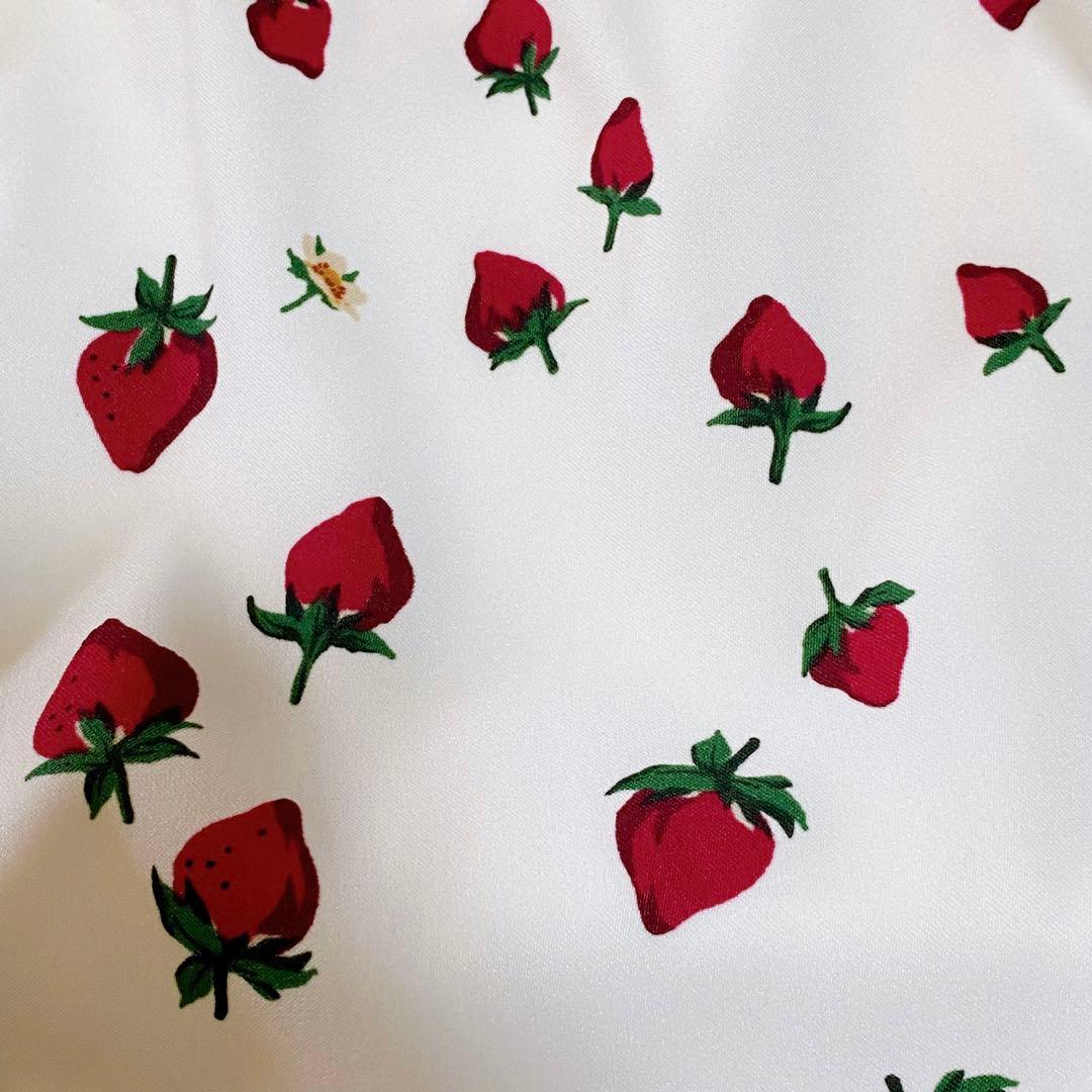 未使用◇ローズティアラ ストロベリープリントニットカーディガン