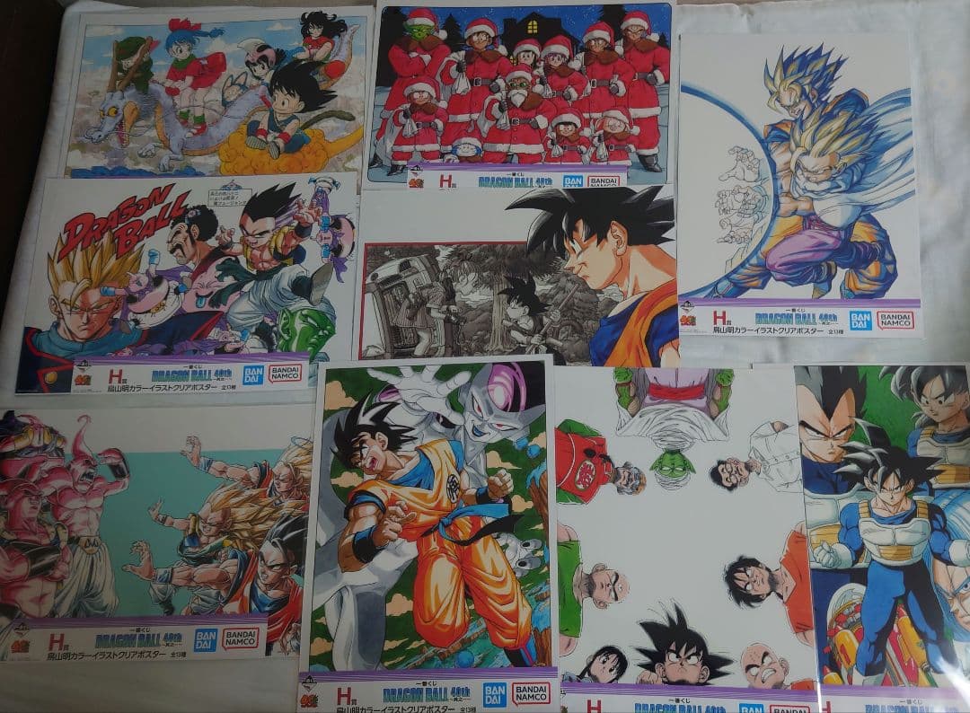 し*ん様 一番くじ ドラゴンボール H賞 クリアポスター　セット 新品未開封 一番くじ DRAGON BALL 40th 其之一 H賞 クリアポスター 12