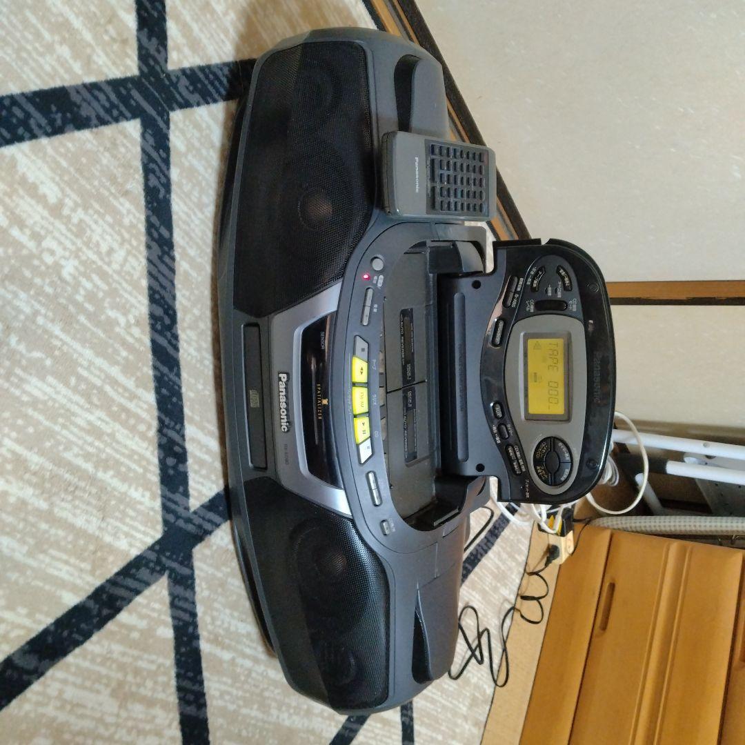 Panasonic CD・・カセットデッキ ブラック　RX-ED90 Panasonic RX-ED 90 Cassette - YouTube