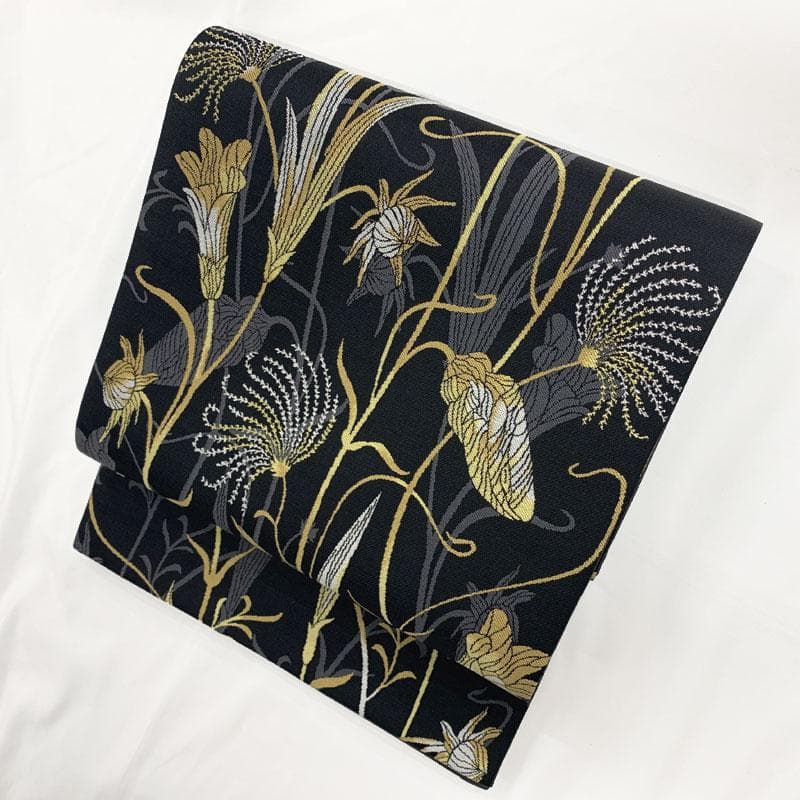 508my75◇モダン アート 植物文 六通 袋帯◇美品 - メルカリ