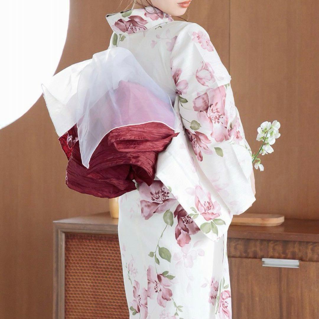 dita 浴衣 琴歌あそび ピンク 赤 美品