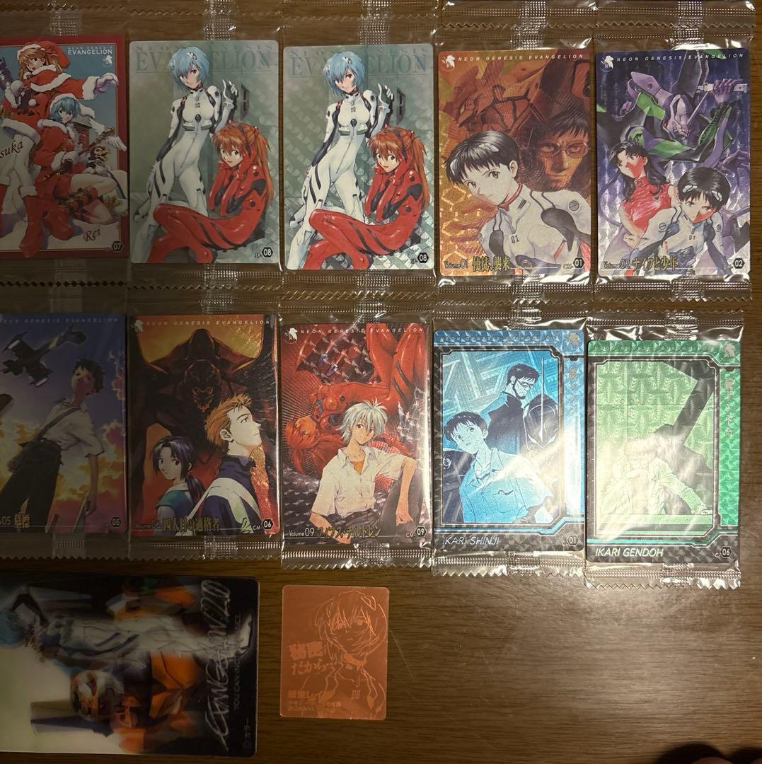 エヴァンゲリオン ウエハースカード コミックSP 貞本義行 未開封まとめ