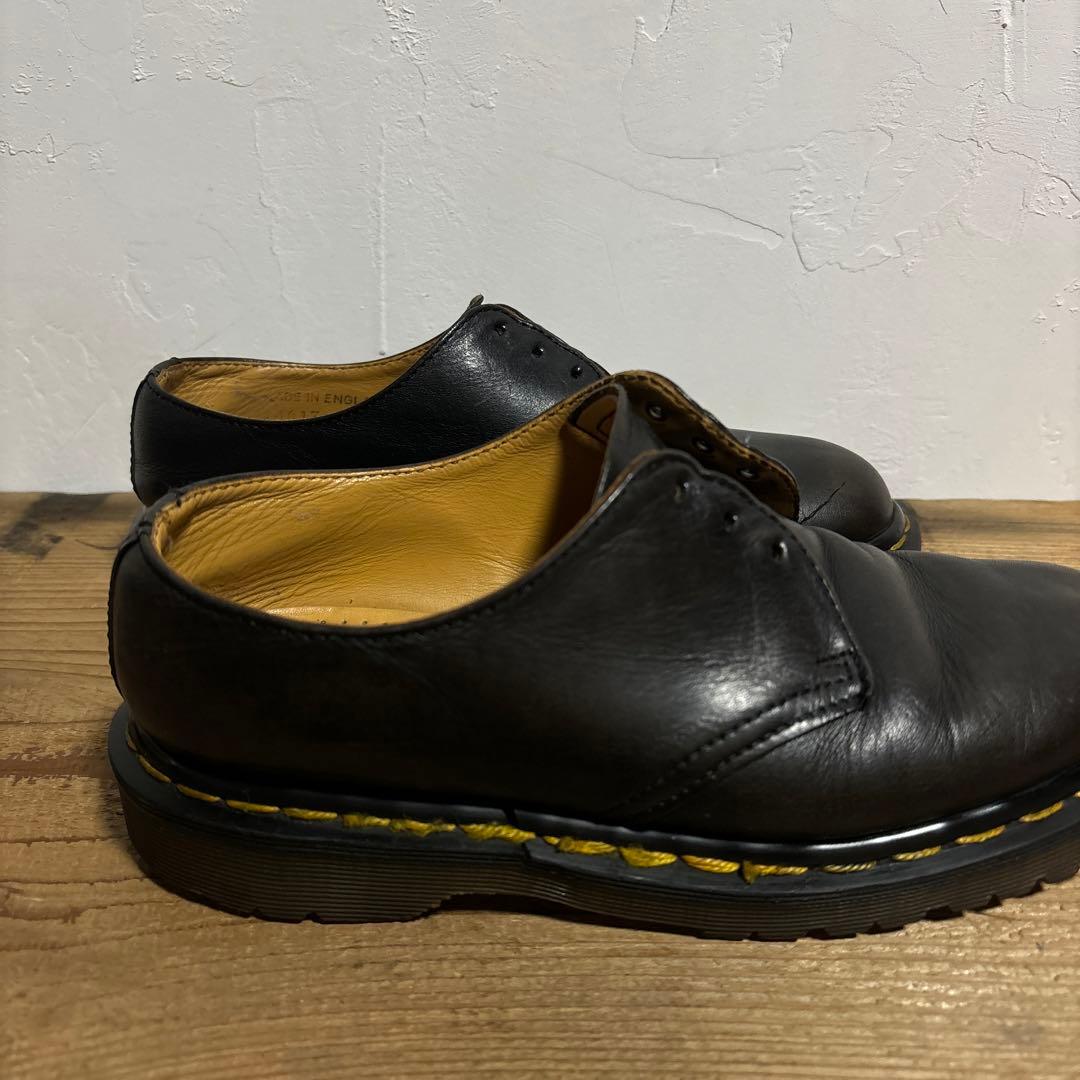 ドクターマーチン 3ホール UK5 イングランド製 茶 ブラウン 紐なし