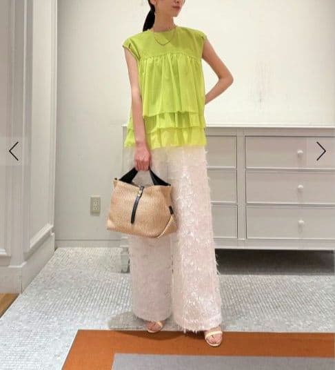 25SS《VIOLAd'ORO 》イタリアン ラフィアシート2WAYトートバッグ