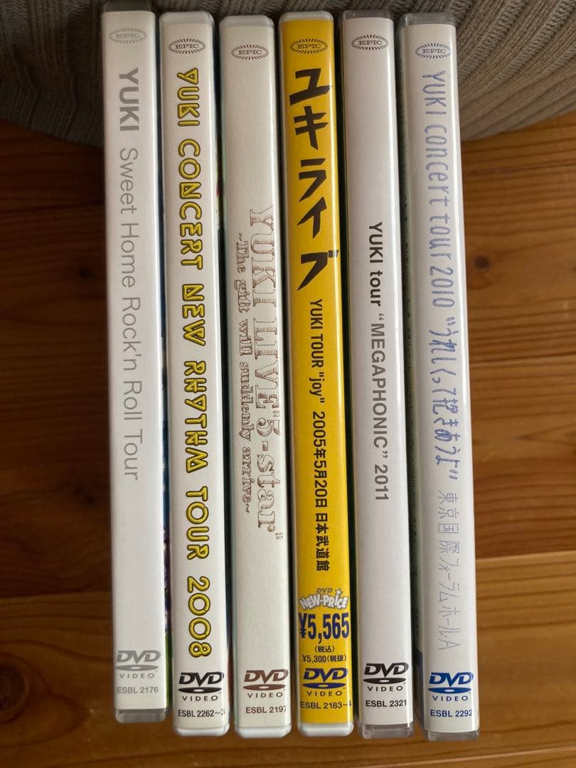 YUKI コンサート DVD 6枚セット - メルカリ