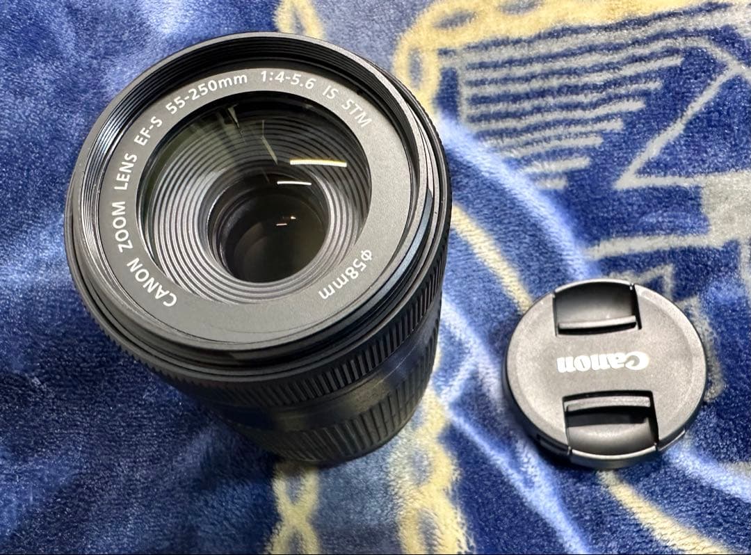 【美品】canon EF-S 55-250mm IS STM 望遠レンズ ⑤ EF-S キヤノン Canon 55-250mm F4-5.6 IS STM 望遠レンズ 一眼レフ