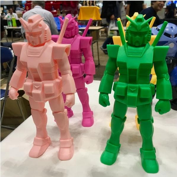 未開封 電人 D&G ガンダム ソフビ 消しゴムオマージュ D+C グレネード