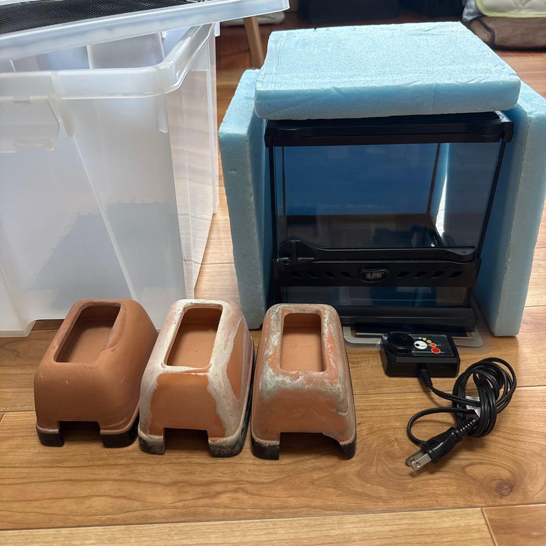 GEX EXOTERRA グラステラリウム ナノキューブ レオパ飼育セット - メルカリ