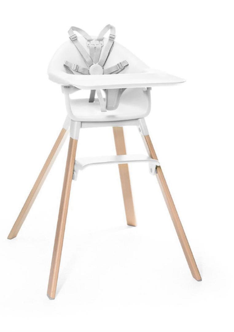 【美品】STOKKE ストッケ クリック ベビーチェア ホワイト箱あり STOKKE クリック / ホワイト ｜ ストッケ ｜ ブリベビ BrilliantBaby 本店