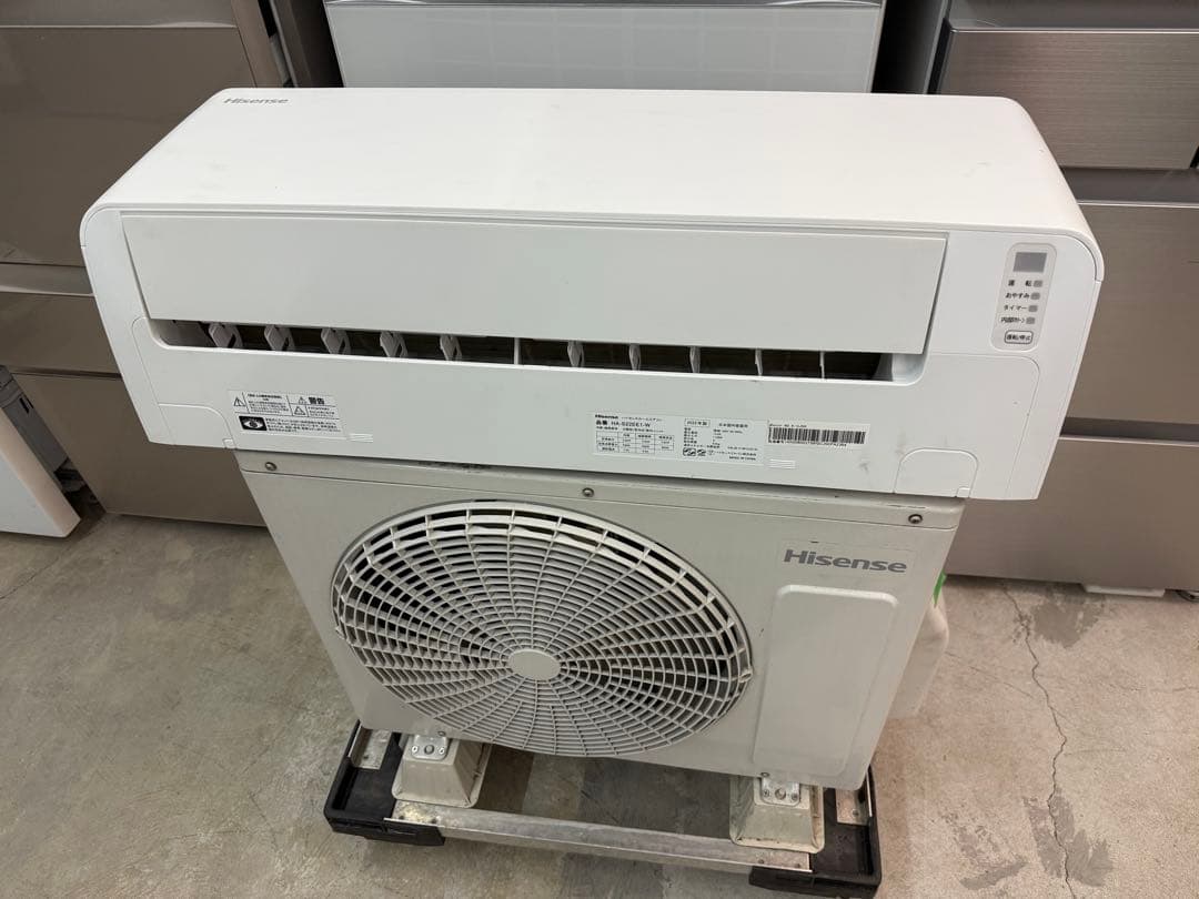 リモ欠【高年式】 2022年式 2.2kw ハイセンスエアコンHA-S22EE1