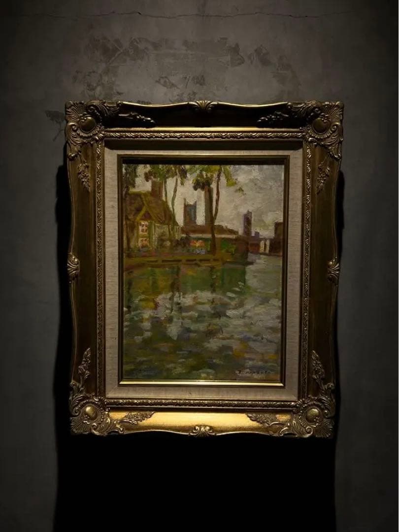 油絵 肉質画 作者不明 サインあり - メルカリ