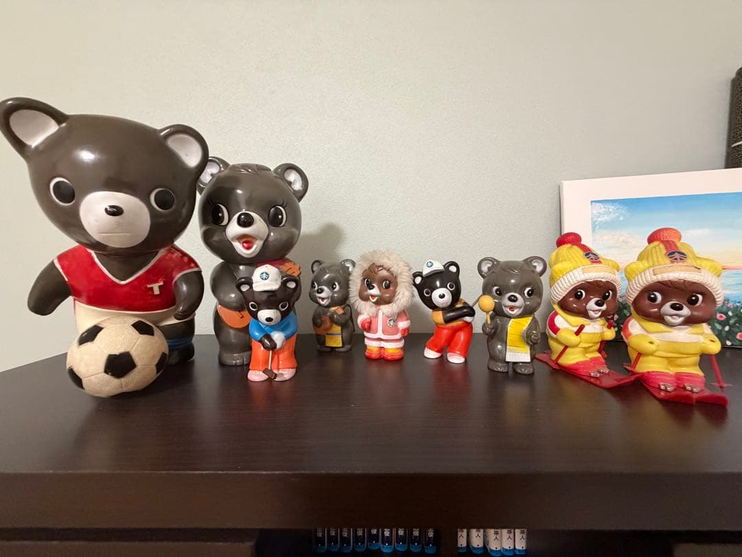 ぶ*ー様 レトロ クマ 陶器 フィギュア 9体セット たくぎん貯金箱 2026年最新】たくぎん 貯金箱の人気アイテム - メルカリ