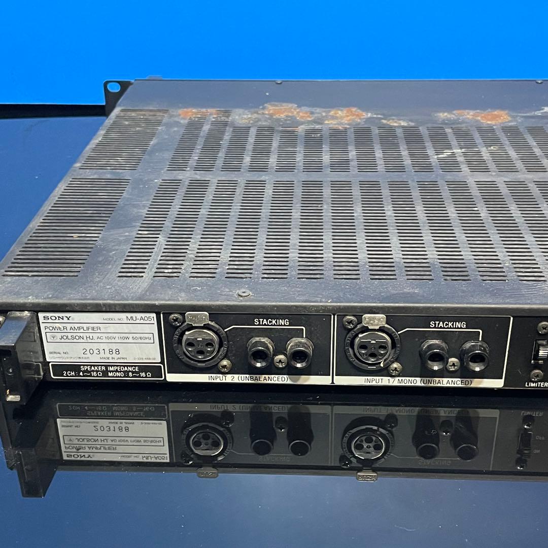 SONY パワーアンプ MU-A051 ソニー - メルカリ