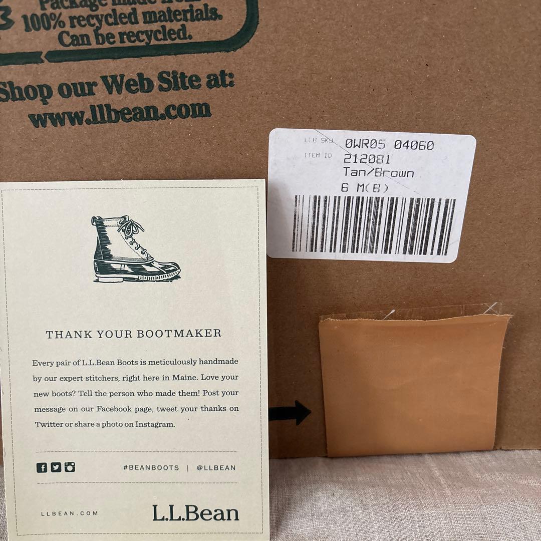 L.L.Bean Bean Boots GORE-TEX ブラウンタン 6