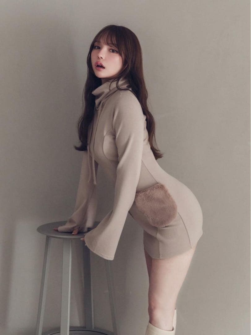 タグ付き andmary ファーポケットミニドレス アンドマリー - メルカリ