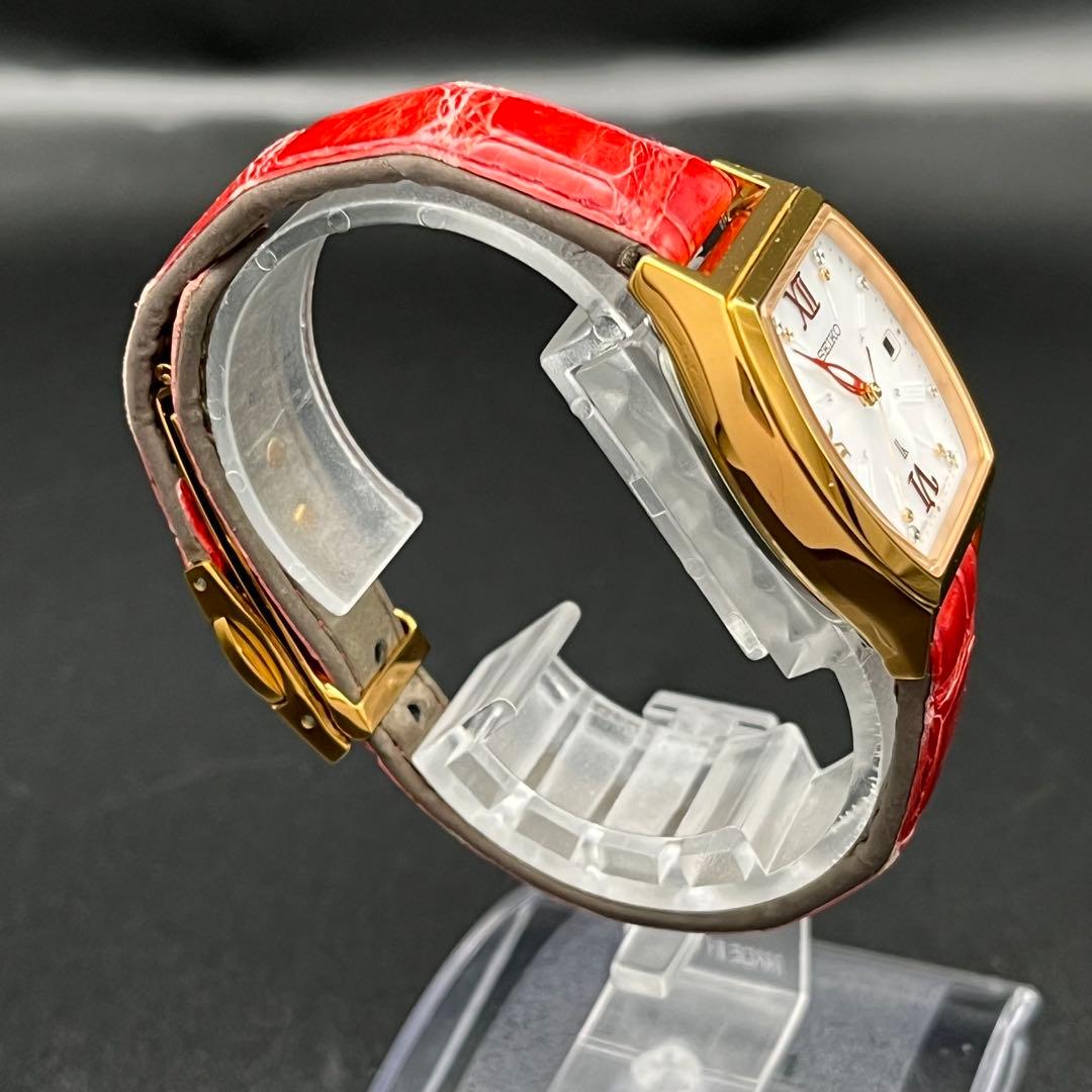稼動 腕時計SEIKO lk セイコールキア電波ソーラーフラワーD75