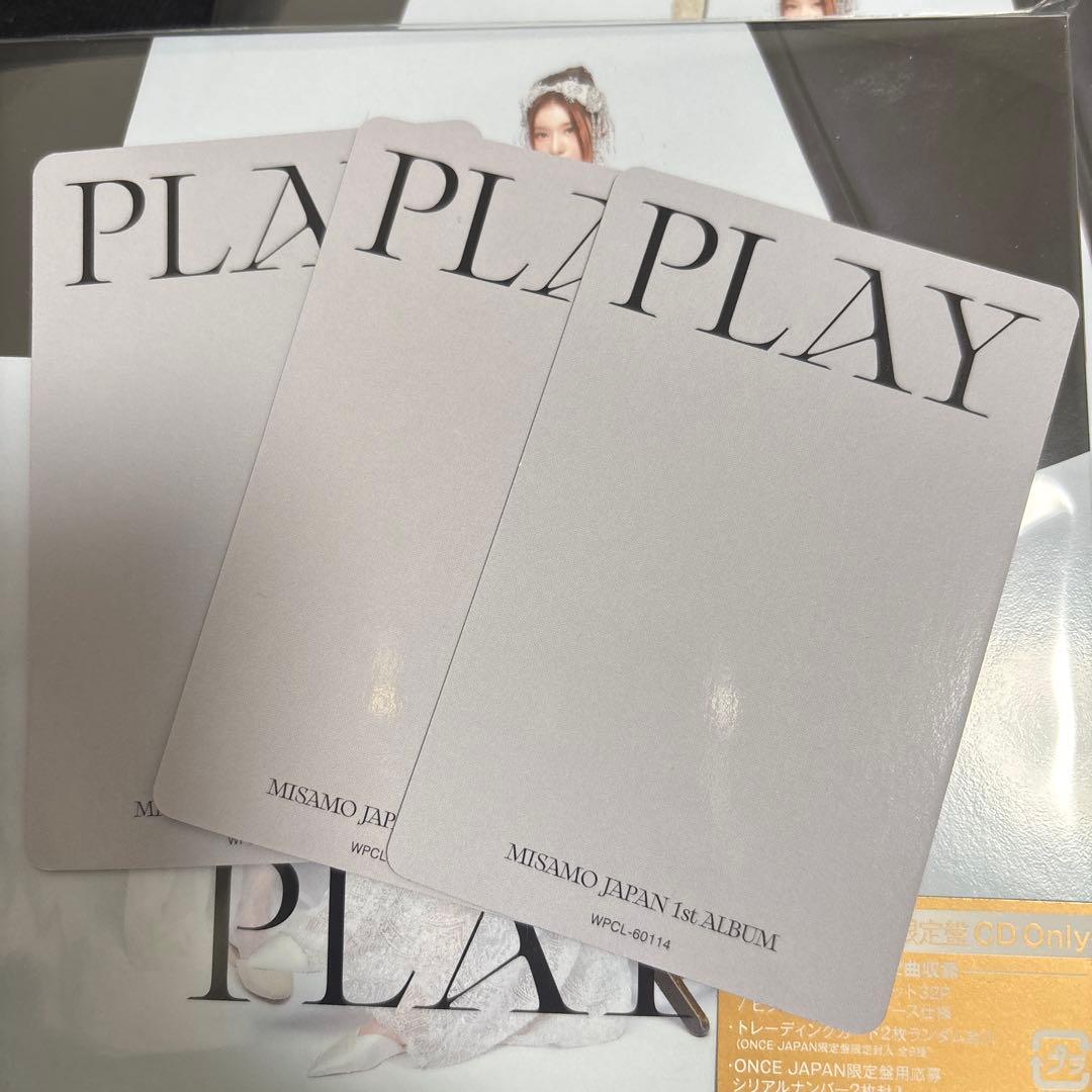 MISAMO PLAY ONCE JAPAN限定盤 ミナ サナ トレカ ミサモ - メルカリ