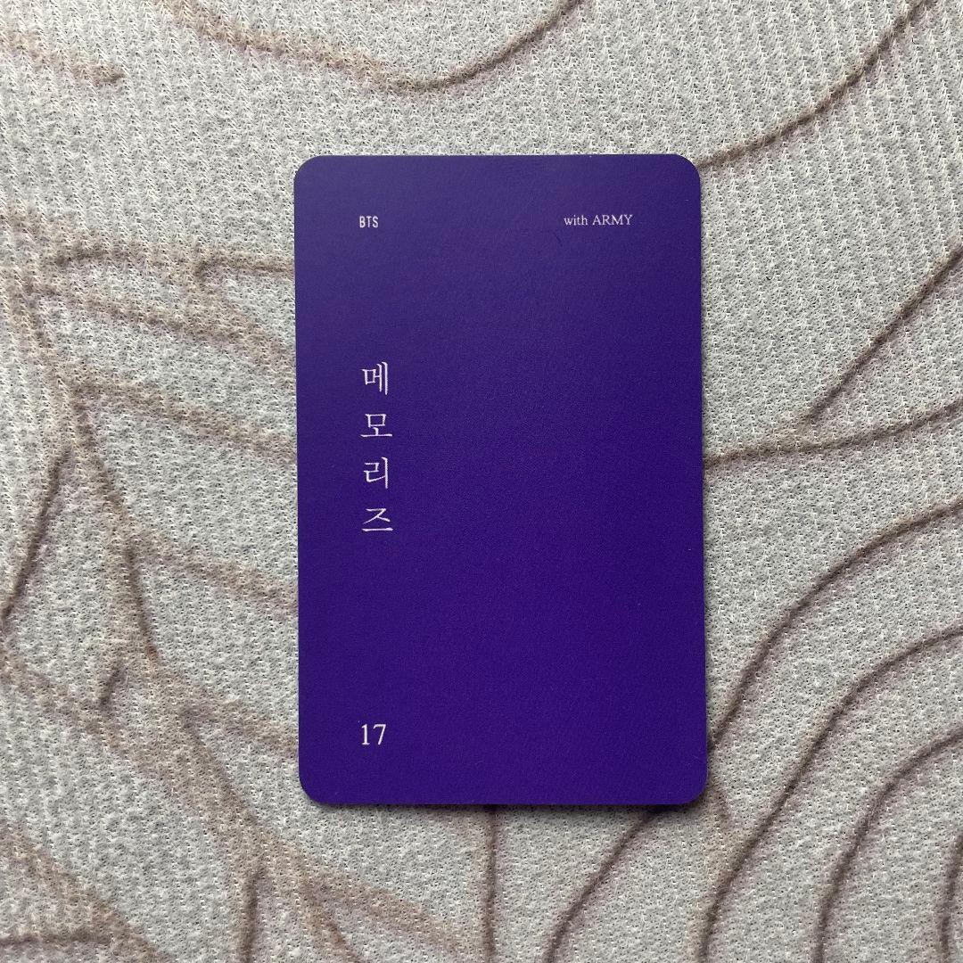 BTS Memories of 2017メモリーズ DVD付属トレカJ-HOPE - メルカリ