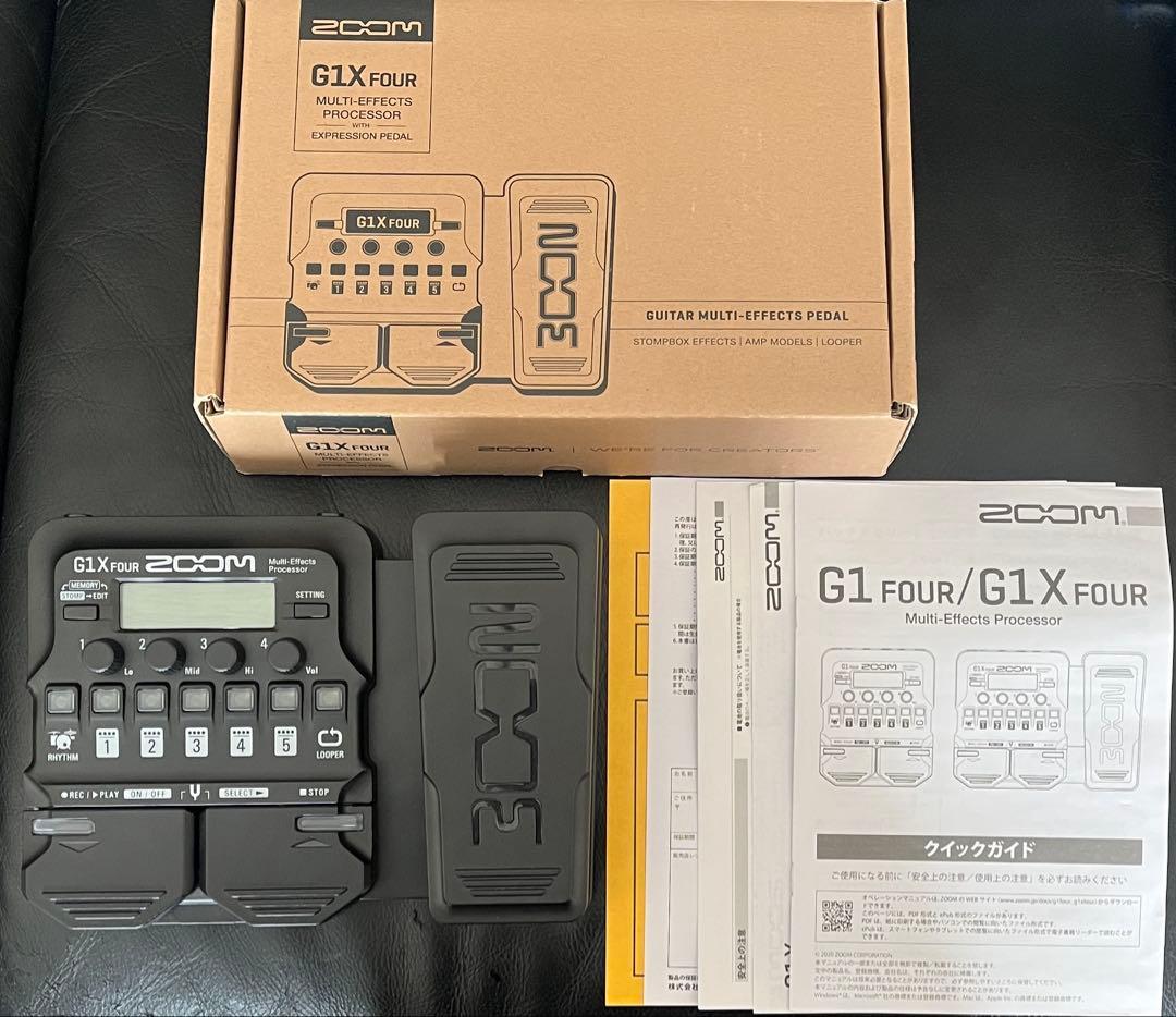 zoom g1x four マルチ エフェクト プロセッサー - メルカリ