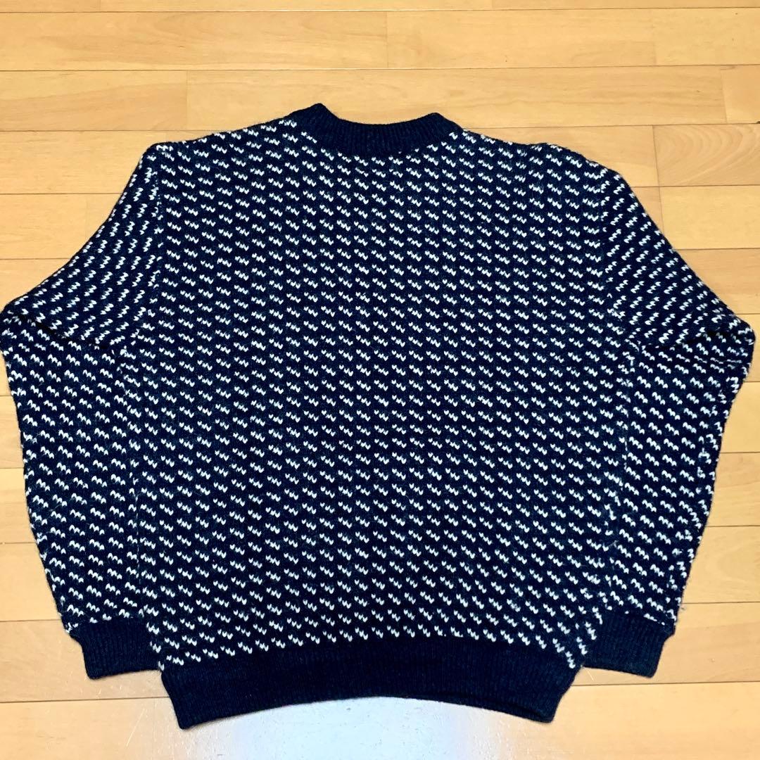 80s ‼️L.L.Bean エルエルビーン バーズアイセーター ウールニット