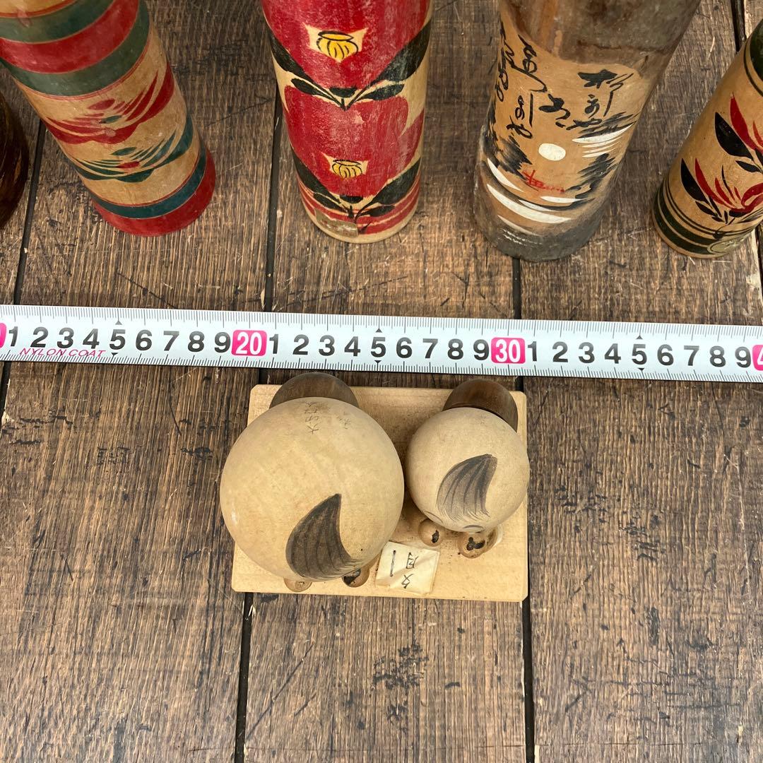 昭和レトロ 伝統工芸品 民芸品 郷土玩具 こけし 小芥子 木製 日本人形