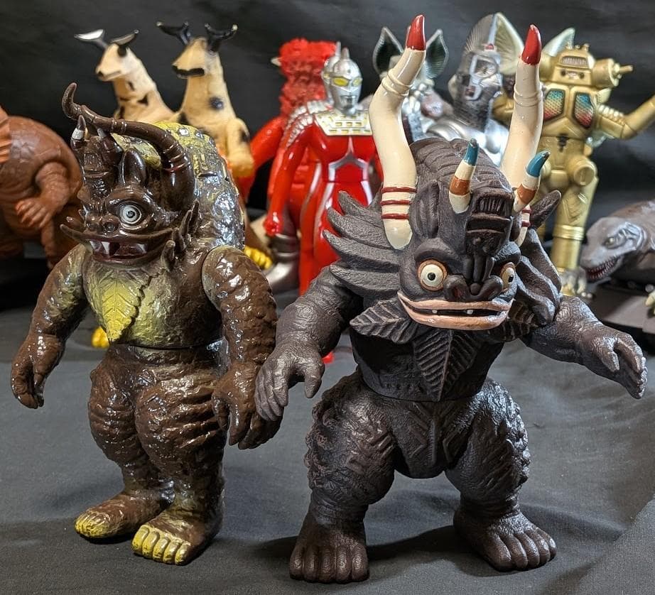 ウルトラセブン＆登場怪獣・宇宙人（バンダイ）ソフビフィギュア15体