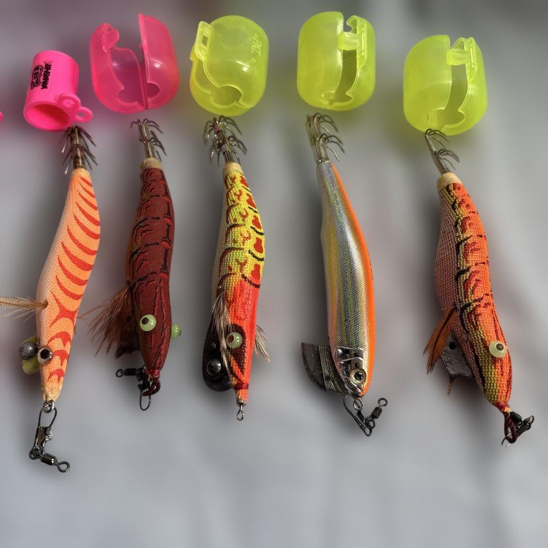 エギ・餌木 8個セット 収納ケース付き - メルカリ