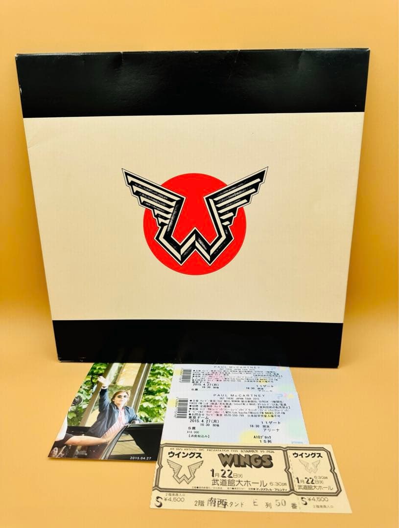 ♡ポールマッカートニー &Wings⭐️幻の日本公演チケットと